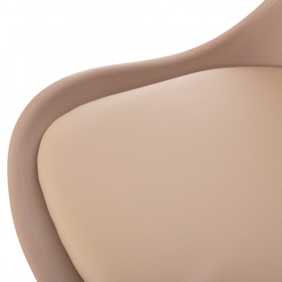 ΚΑΡΕΚΛΑ VEGAS ΜΕ ΠΟΔΙΑ ΠΟΛΥΠΡΟΠΥΛΕΝΙΟΥ ΚΑΙ ΚΑΘΙΣΜΑ PP ΚΑΠΟΥΤΣΙΝΟ 46x58x82 cm