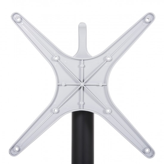 ΒΑΣΗ ΑΛΟΥΜΙΝΙΟΥ ΠΤΥΣΣΟΜΕΝΗ ΜΑΥΡΟ ΜΑΤ 69Χ69Χ73-92Υεκ. ΜΕ ΣΤΑΥΡΟ 48Χ48εκ.