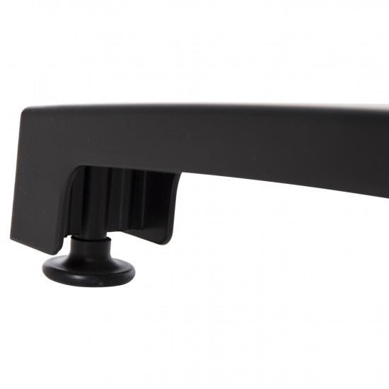 ΒΑΣΗ ΑΛΟΥΜΙΝΙΟΥ ΠΤΥΣΣΟΜΕΝΗ ΜΑΥΡΟ ΜΑΤ 69Χ69Χ73-92Υεκ. ΜΕ ΣΤΑΥΡΟ 48Χ48εκ.