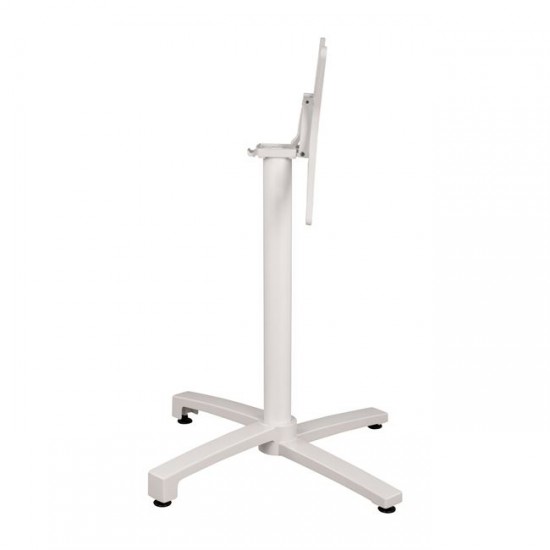 ΒΑΣΗ ΑΛΟΥΜΙΝΙΟΥ ΛΕΥΚΟ ΜΑΤ 69Χ69Χ73-92Υεκ. ΜΕ ΕΠΙΦΑΝΕΙΑ 48Χ48εκ.