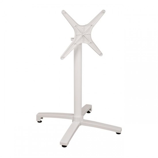 ΒΑΣΗ ΑΛΟΥΜΙΝΙΟΥ ΛΕΥΚΟ ΜΑΤ 69Χ69Χ73-92Υεκ. ΜΕ ΕΠΙΦΑΝΕΙΑ 48Χ48εκ.