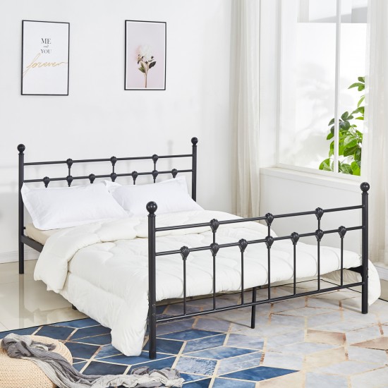 ΚΡΕΒΑΤΙ ΜΕΤΑΛΛΙΚΟ 150Χ200 ΜΑΥΡΟ ΧΡΩΜΑ