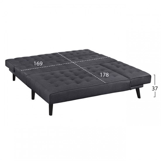 ΚΑΝΑΠΕΣ ΚΡΕΒΑΤΙ ΓΩΝΙΑ ΑΝΑΣΤΡΕΨΙΜΗ ZELDA ΜΕ ΓΚΡΙ ΥΦΑΣΜΑ