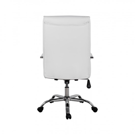 ΚΑΡΕΚΛΑ ΓΡΑΦΕΙΟΥ ΔΙΕΥΘΥΝΤΙΚΗ ΛΕΥΚΗ ΜΕ ΒΑΣΗ ΧΡΩΜΙΟΥ JACOB