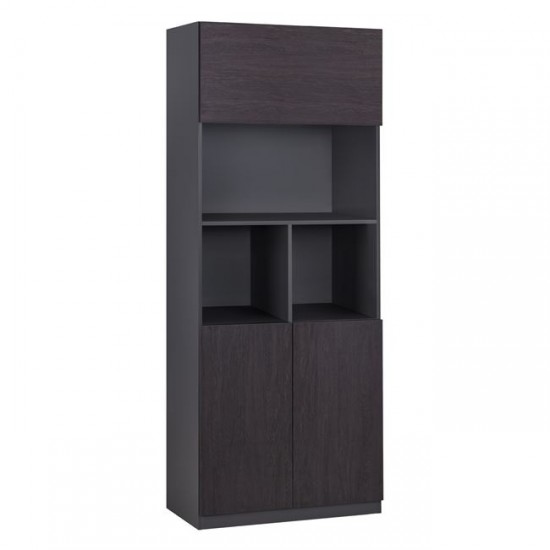 ΒΙΒΛΙΟΘΗΚΗ ΓΡΑΦΕΙΟΥ ΕΠΑΓΓΕΛΜΑΤΙΚΗ ROSEWOOD  80Χ40Χ200Υ εκ.