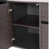 ΓΡΑΦΕΙΟ ΕΠΑΓΓΕΛΜΑΤΙΚΟ ΔΕΞΙΑ ΓΩΝΙΑ ROSEWOOD 220X180X76Υ εκ.