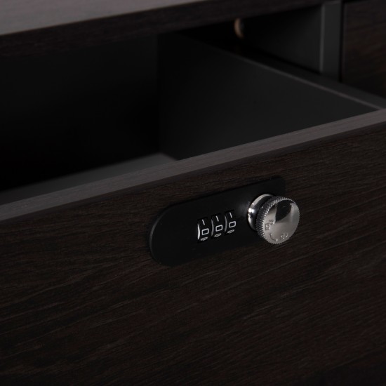 ΓΡΑΦΕΙΟ ΕΠΑΓΓΕΛΜΑΤΙΚΟ ΑΡΙΣΤΕΡΗ ΓΩΝΙΑ ROSEWOOD 220X180X76Υεκ.