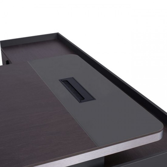 ΓΡΑΦΕΙΟ ΕΠΑΓΓΕΛΜΑΤΙΚΟ ΑΡΙΣΤΕΡΗ ΓΩΝΙΑ ROSEWOOD 220X180X76Υεκ.