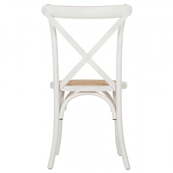 ΚΑΡΕΚΛΑ OWEN ΣΤΟΙΒΑΖΟΜΕΝΗ ΞΥΛΙΝΗ ΑΠΟ ΟΞΙΑ WHITE WASH ΧΡΩΜΑ ΜΕ ΧΙΑΣΤΙ ΠΛΑΤΗ