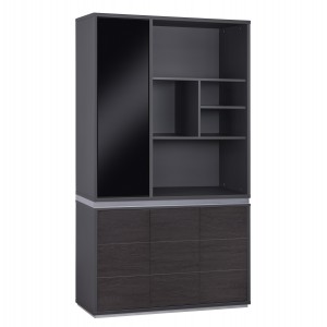 ΒΙΒΛΙΟΘΗΚΗ ΓΡΑΦΕΙΟΥ ΕΠΑΓΓΕΛΜΑΤΙΚΗ ROSEWOOD  120Χ40Χ200Υ εκ.
