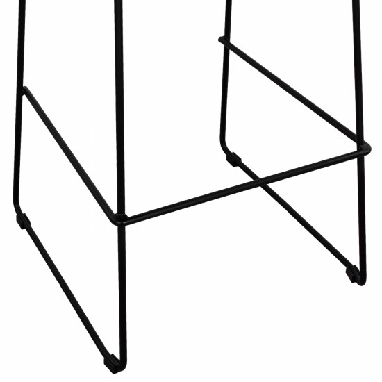 ΣΚΑΜΠΟ ΜΕΤΑΛΛΙΚΟ ALLEGRA ΜΕ ΠΛΑΤΗ ΜΕ WICKER ΣΕ ΜΠΕΖ ΑΠΟΧΡΩΣΗ