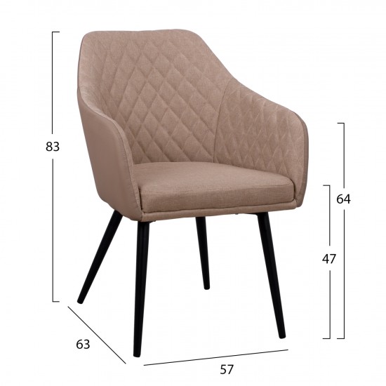 ΠΟΛΥΘΡΟΝΑΚΙ CHARLES ΜΕ ΥΦΑΣΜΑ ΜΠΕΖ & PU ΜΠΕΖ 57,5x57,5x90,5Υεκ. ΠΟΛΥΘΡΟΝΑΚΙ CHARLES ΜΕ ΥΦΑΣΜΑ ΜΠΕΖ & PU ΜΠΕΖ 57,5x57,5x90,5Υεκ.