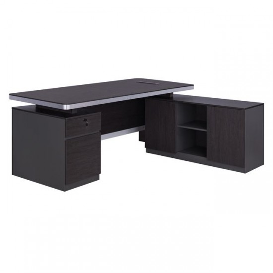 ΕΠΑΓΓΕΛΜΑΤΙΚΟ ΓΡΑΦΕΙΟ ΔΕΞΙΑ ΓΩΝΙΑ ROSEWOOD 180X160X76Y εκ.