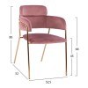 ΠΟΛΥΘΡΟΝΑΚΙ KELSO ΒΕΛΟΥΔΟ ΣΑΠΙΟ ΜΗΛΟ & ΧΡΥΣΟ ΠΟΔΙ