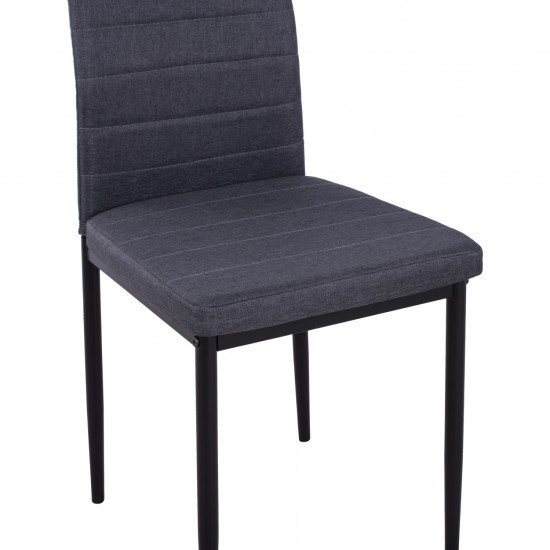 ΚΑΡΕΚΛΑ ΜΕΤΑΛΛΙΚΗ LADY  ΓΚΡΙ ΥΦΑΣΜΑ ΜΕΤΑΛΛΙΚΟ ΣΚΕΛΕΤΟ K/D