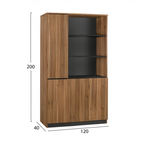 ΒΙΒΛΙΟΘΗΚΗ ΓΡΑΦΕΙΟΥ ΕΠΑΓΓΕΛΜΑΤΙΚΗ SUPREME 120Χ40Χ200