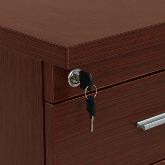 ΣΥΡΤΑΡΙΕΡΑ ΓΡΑΦΕΙΟΥ ΕΠΑΓΓΕΛΜΑΤΙΚΗ WENGE  40X46X75Υ εκ.