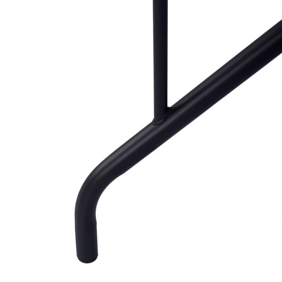 ΤΡΑΠΕΖΙ ΜΕΤΑΛΛΙΚΟ ΓΚΡΙ ΜΕ ΓΥΑΛΙΝΗ ΕΠΙΦΑΝΕΙΑ 120Χ70Χ71Υ εκ.