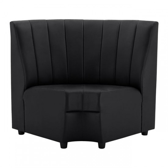 ΓΩΝΙΑΚΗ ΜΟΝΑΔΑ ΓΙΑ ΚΑΝΑΠΕ LANDON ΑΠΟ ΤΕΧΝΟΔΕΡΜΑ ΣΕ ΜΑΥΡΗ ΑΠΟΧΡΩΣΗ