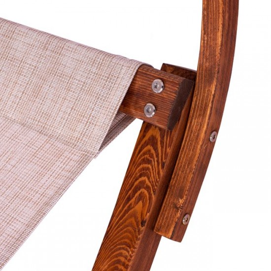 ΞΑΠΛΩΣΤΡΑ ΠΑΡΑΛΙΑΣ ΞΥΛΙΝΗ ΚΑΡΥΔΙ-ΜΠΕΖ ΜΕ ΣΚΙΑΣΤΡΟ COLBY