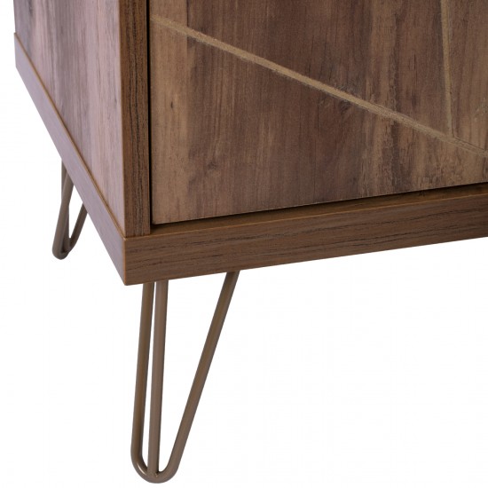 ΕΠΙΠΛΟ TV KAITLYN ΚΑΡΥΔΙ ΜΕ ΧΡΥΣΟ 150x39x50Y εκ.