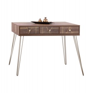 ΚΟΝΣΟΛΑ KAITLYN ΚΑΡΥΔΙ ΜΕ ΧΡΥΣΟ 120x55x79Υ εκ.