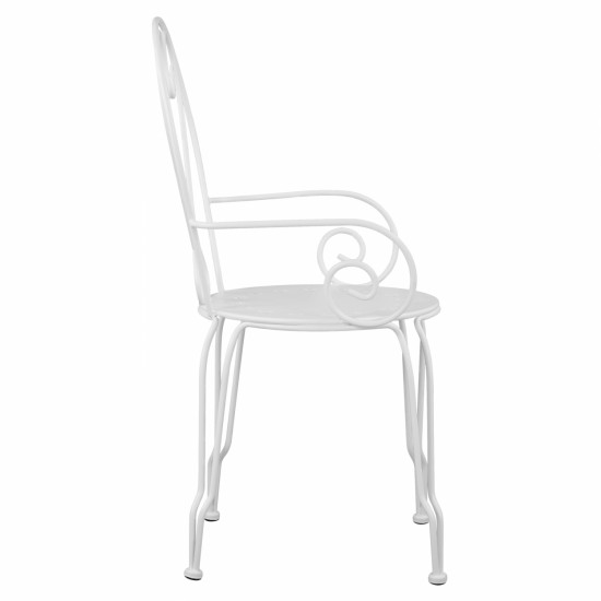 ΚΑΡΕΚΛΑ ΠΟΛΥΘΡΟΝΑ ΜΕΤΑΛΛΙΚΗ AMORE ΛΕΥΚΗ