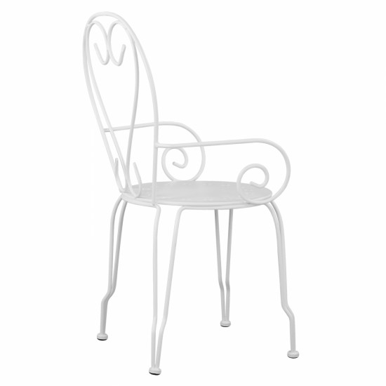 ΚΑΡΕΚΛΑ ΠΟΛΥΘΡΟΝΑ ΜΕΤΑΛΛΙΚΗ AMORE ΛΕΥΚΗ