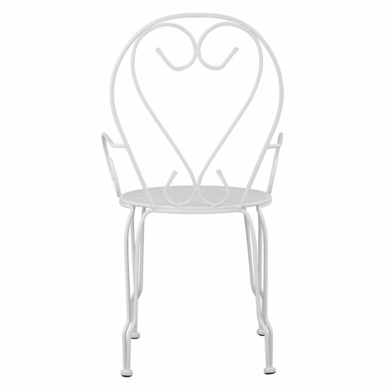 ΚΑΡΕΚΛΑ ΠΟΛΥΘΡΟΝΑ ΜΕΤΑΛΛΙΚΗ AMORE ΛΕΥΚΗ