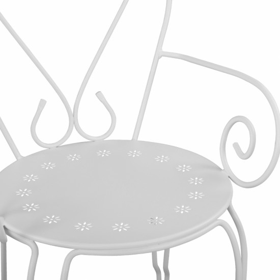 ΚΑΡΕΚΛΑ ΠΟΛΥΘΡΟΝΑ ΜΕΤΑΛΛΙΚΗ AMORE ΛΕΥΚΗ