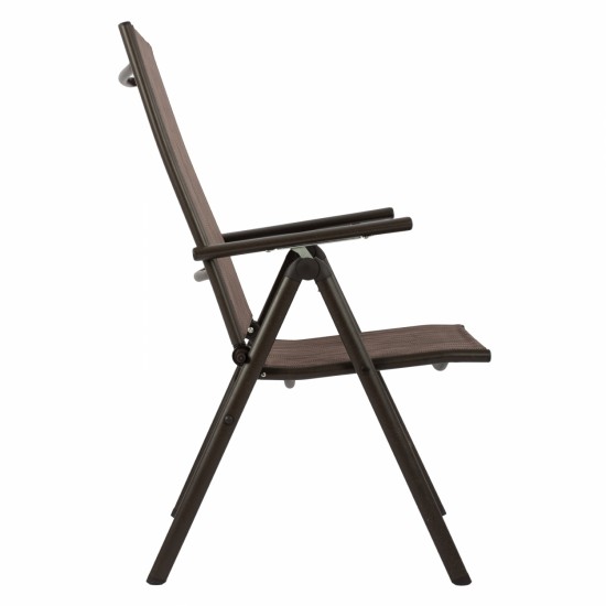 ΠΟΛΥΘΡΟΝΑ 7ΘΕΣΕΩΝ ΠΤΥΣΣΟΜΕΝΗ ΜΕΤΑΛΛΙΚΗ ΚΑΦΕ ME ΚΑΦΕ TEXTILENE