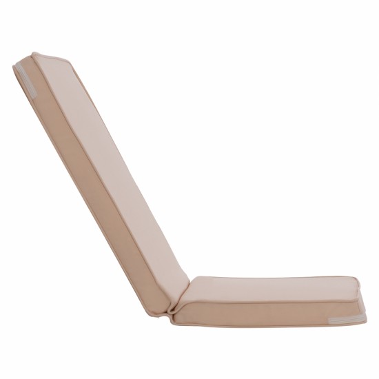 ΜΑΞΙΛΑΡΙ ΚΑΡΕΚΛΑΣ ΜΕ ΠΛΑΤΗ POLYESTER CHIOS ΜΠΕΖ 102X46X7κ.