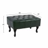 ΤΑΜΠΟΥΡΕ ΥΠΟΠΟΔΙΟ ΚΥΠΑΡΙΣΣΙ PU T.CHESTERFIELD EMMA 80x45x39Y εκ.