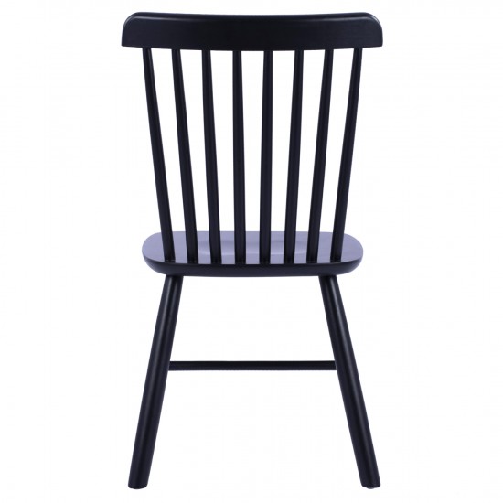 ΞΥΛΙΝΗ ΚΑΡΕΚΛΑ ΜΟΝΤΑΡΙΣΜΕΝΗ LUCIEN ΣΕ ΜΑΥΡΟ ΜΑΤ 48x54x86 εκ.