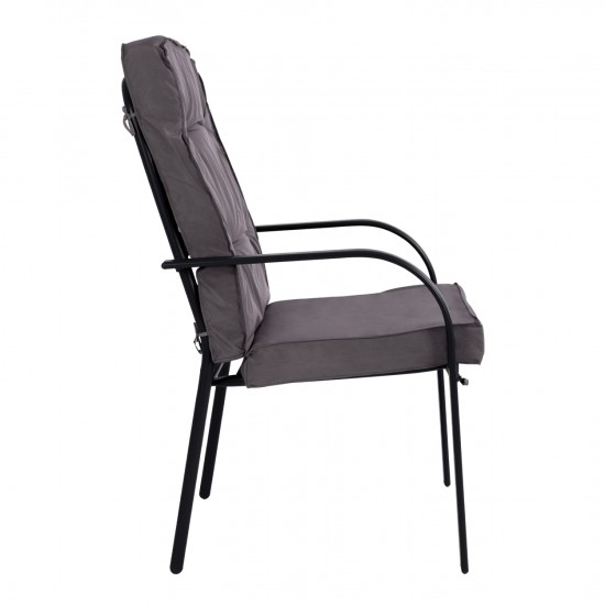 ΠΟΛΥΘΡΟΝΑ ΜΕΤΑΛΛΙΚΗ ENDIKA ΣΕ ΓΚΡΙ ΧΡΩΜΑ ΜΕ ΜΑΞΙΛΑΡΙ 60Χ71Χ105Υ εκ.