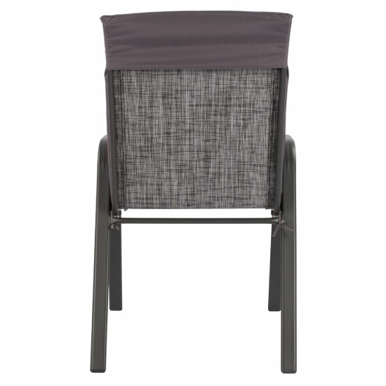 ΠΟΛΥΘΡΟΝΑ LEON ΜΕΤΑΛΛΙΚΗ ΓΚΡΙ ME ΓΚΡΙ ΜΑΞΙΛΑΡΙ 54x70x93 cm.