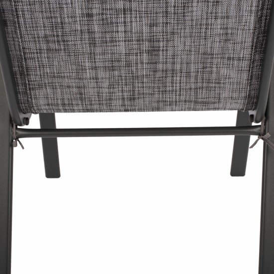 ΠΟΛΥΘΡΟΝΑ LEON ΜΕΤΑΛΛΙΚΗ ΓΚΡΙ ME ΓΚΡΙ ΜΑΞΙΛΑΡΙ 54x70x93 cm.