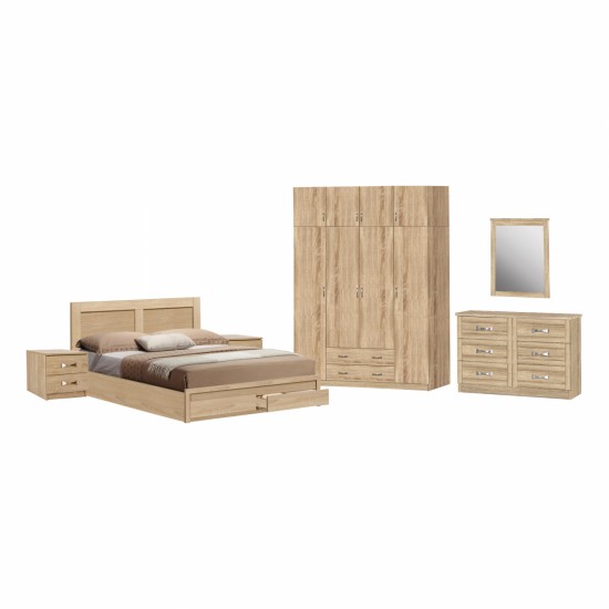 ΚΡΕΒΑΤΟΚΑΜΑΡΑ 7ΤΜΧ ΚΡΕΒΑΤΙ ΣΤΡ.150Χ200 -ΚΟΜΟΔΙΝΟ-ΝΤΟΥΛΑΠΑ-ΤΟΥΑΛΕΤΑ SONAMA