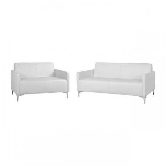 ΣΕΤ 2 ΤΜΧ ΚΑΝΑΠΕΣ 3ΘΕΣΙΟΣ ΚΑΙ 2ΘΕΣΙΟΣ NELLIE ΛΕΥΚΟ ΧΡΩΜΑ