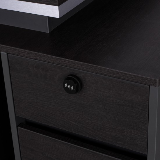 ΓΡΑΦΕΙΟ ΕΠΑΓΓΕΛΜΑΤΙΚΟ ΜΕ ΔΕΞΙΟ ΝΤΟΥΛΑΠΙ ROSEWOOD 180X80X76Υ εκ.