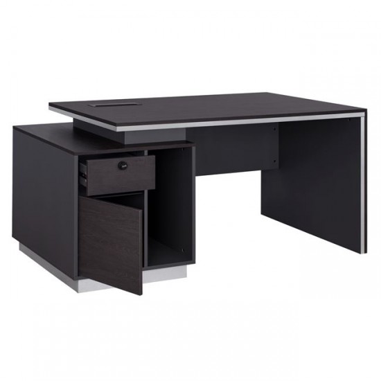 ΓΡΑΦΕΙΟ ΕΠΑΓΓΕΛΜΑΤΙΚΟ ΜΕ ΔΕΞΙΟ ΝΤΟΥΛΑΠΙ ROSEWOOD 180X80X76Υ εκ.