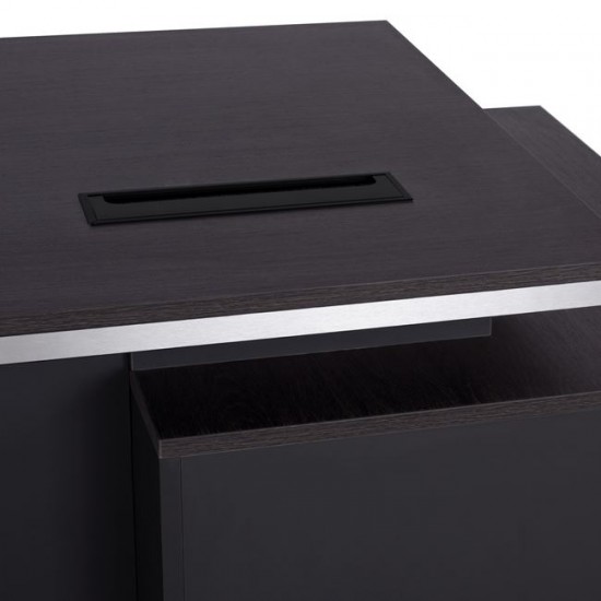 ΓΡΑΦΕΙΟ ΕΠΑΓΓΕΛΜΑΤΙΚΟ ΜΕ ΔΕΞΙΟ ΝΤΟΥΛΑΠΙ ROSEWOOD 180X80X76Υ εκ.