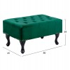 ΤΑΜΠΟΥΡΕ ΥΠΟΠΟΔΙΟ ΚΥΠΑΡΙΣΣΙ ΒΕΛΟΥΔΟ T.CHESTERFIELD EMMA 80x45x40Y εκ.