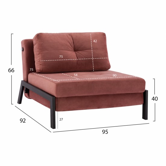 ΠΟΛΥΘΡΟΝΑ ΚΡΕΒΑΤΙ ΑΠΟ ΒΕΛΟΥΔΟ ΣΑΠΙΟ ΜΗΛΟ  95x92x66Υ εκ.