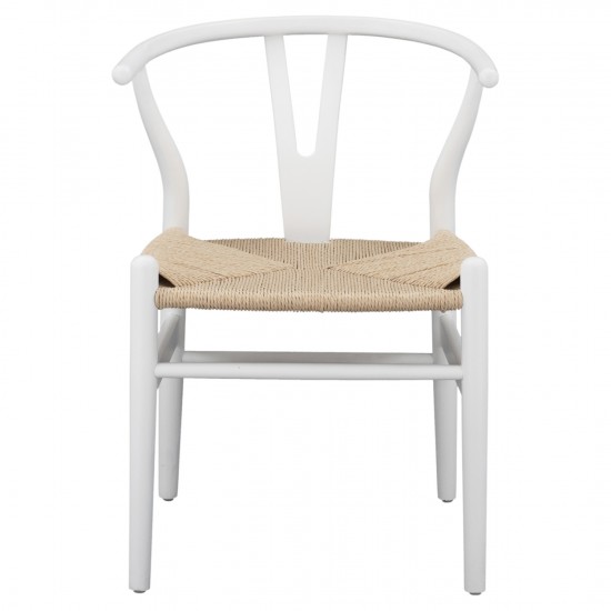 ΚΑΡΕΚΛΑ ΤΡΑΠΕΖΑΡΙΑΣ BRAVE ΣΕ ΛΕΥΚΗ ΑΠΟΧΡΩΣΗ 54x57x74 εκ.