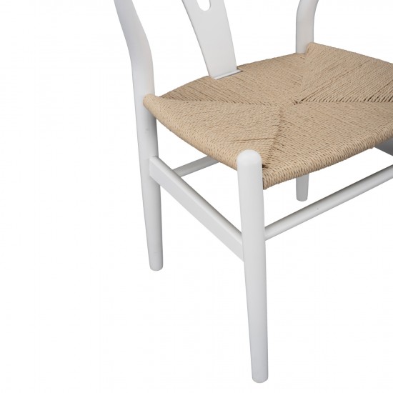 ΚΑΡΕΚΛΑ ΤΡΑΠΕΖΑΡΙΑΣ BRAVE ΣΕ ΛΕΥΚΗ ΑΠΟΧΡΩΣΗ 54x57x74 εκ.