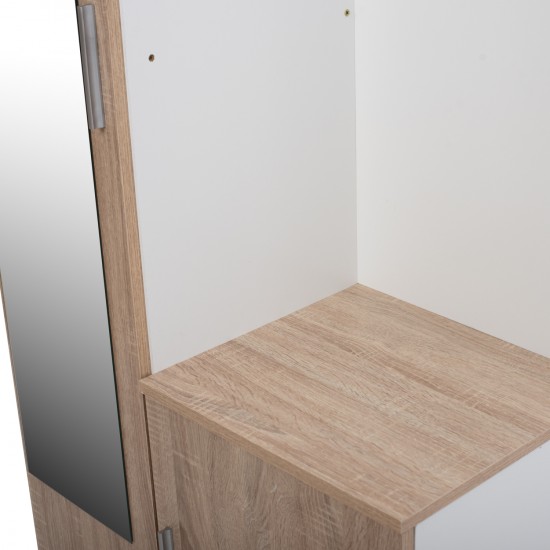 ΕΠΙΠΛΟ ΕΙΣΟΔΟΥ ΜΕ ΚΑΘΡΕΠΤΗ JANICE  ΛΕΥΚΟ-SONAMA