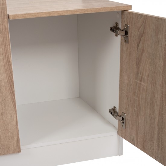 ΕΠΙΠΛΟ ΕΙΣΟΔΟΥ ΜΕ ΚΑΘΡΕΠΤΗ JANICE  ΛΕΥΚΟ-SONAMA