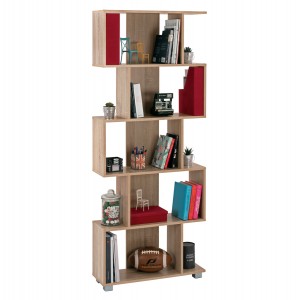 ΒΙΒΛΙΟΘΗΚΗ ΜΕΛΑΜΙΝΗΣ  SONAMA 70x25x177Υ εκ.