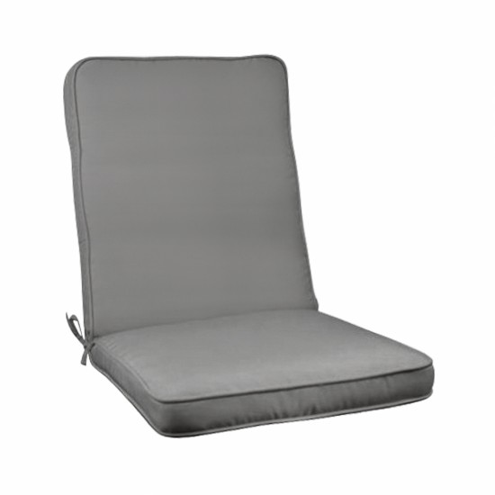 ΜΑΞΙΛΑΡΙ ΚΑΡΕΚΛΑΣ ΜΕ ΠΛΑΤΗ POLYESTER CHIOS ΓΚΡΙ 117(45+72)X45X6κ.